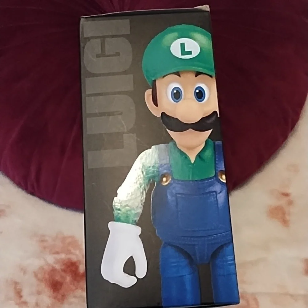 Nintendo Super Mario Bros. LUIGI Action Figure with Flashlight 2023 For Ages 3+